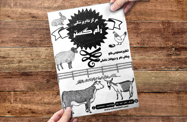 طرح لایه باز تراکت ریسو دامپزشکی