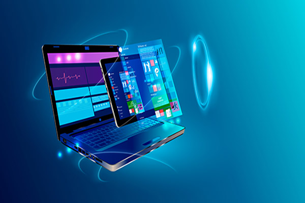 وکتور کامپیوتر دیجیتال