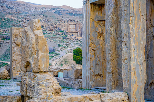 عکس تخت جمشید و آرامگاه اردشیر سوم