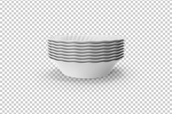 تصویر سه بعدی دوربری ظرف چینی