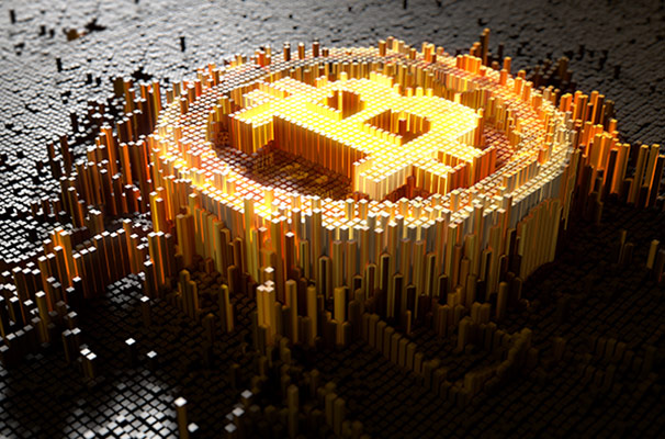 عکس سه بعدی بیت کوین