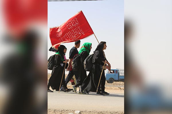 عکس پیاده روی اربعین