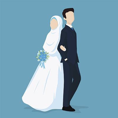 وکتور مزون عروس و داماد
