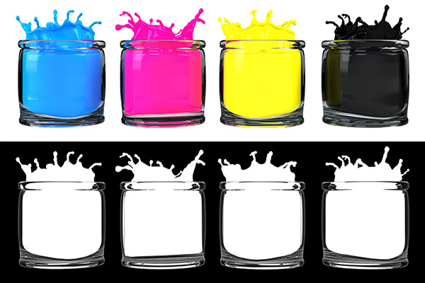 عکس نماد رنگ چاپ و تبلیغات CMYK