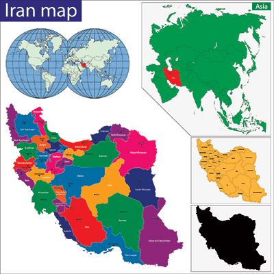 وکتور نقشه ایران